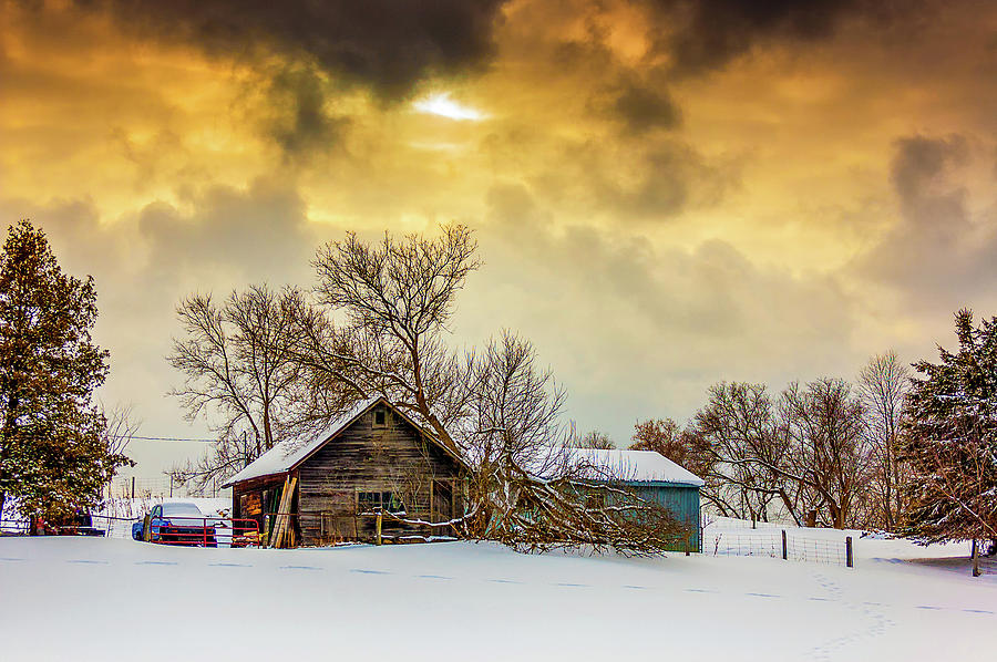 Winter Photograph - On a Winter Day #3 by Steve Harrington