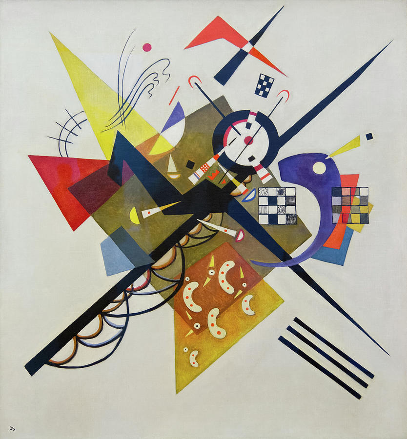 Wassily Kandinsky Painting - On White II #3 by Wassily Kandinsky