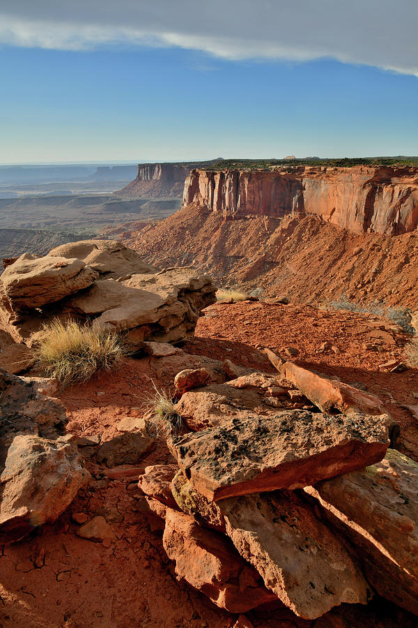 Orange Cliffs Overlook in Canyonlands #3 Photograph by Ray Mathis