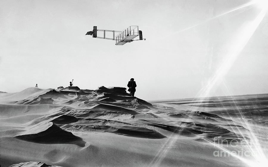 Orville Wright Gliding #3 Photograph by Bettmann