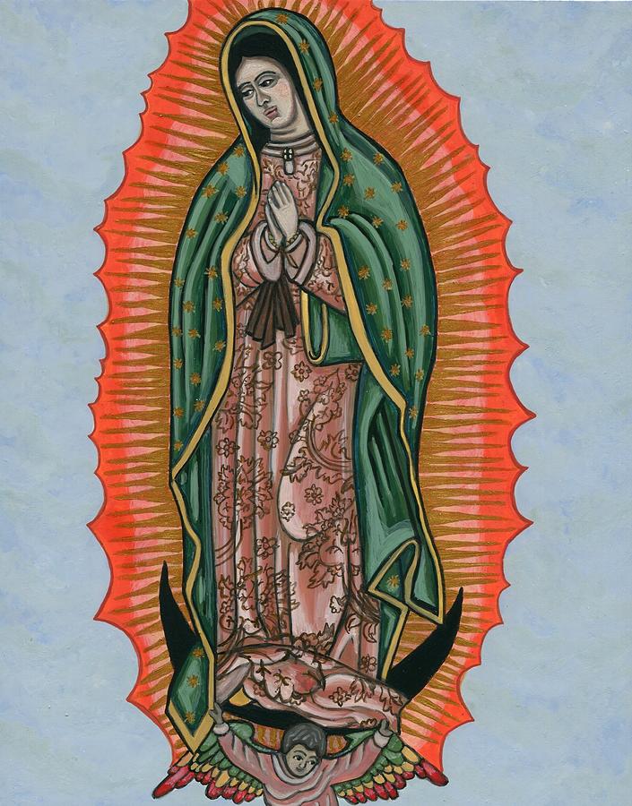 Jesus Christ Painting - Our Lady of Guadalupe #2 by Danielle Tayabas
