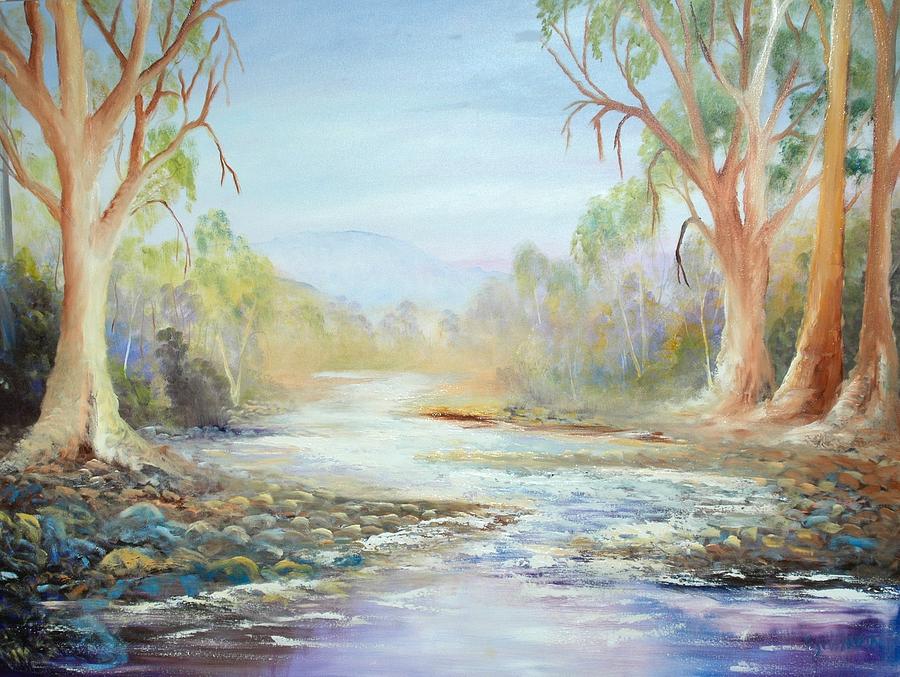 Ovens River #3 Painting by Glen Johnson