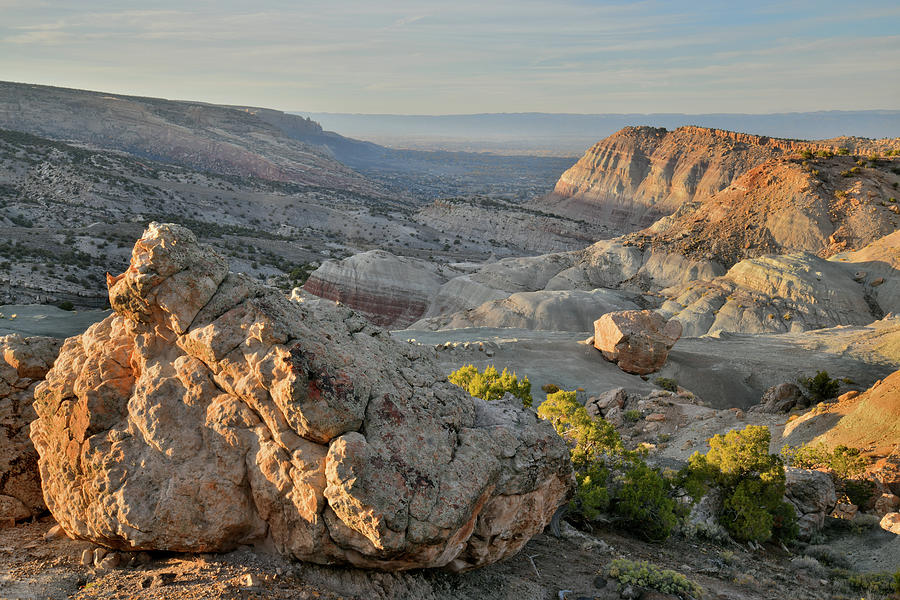 Overlooking Bangs Canyon from Bentonite Site #3 Photograph by Ray Mathis