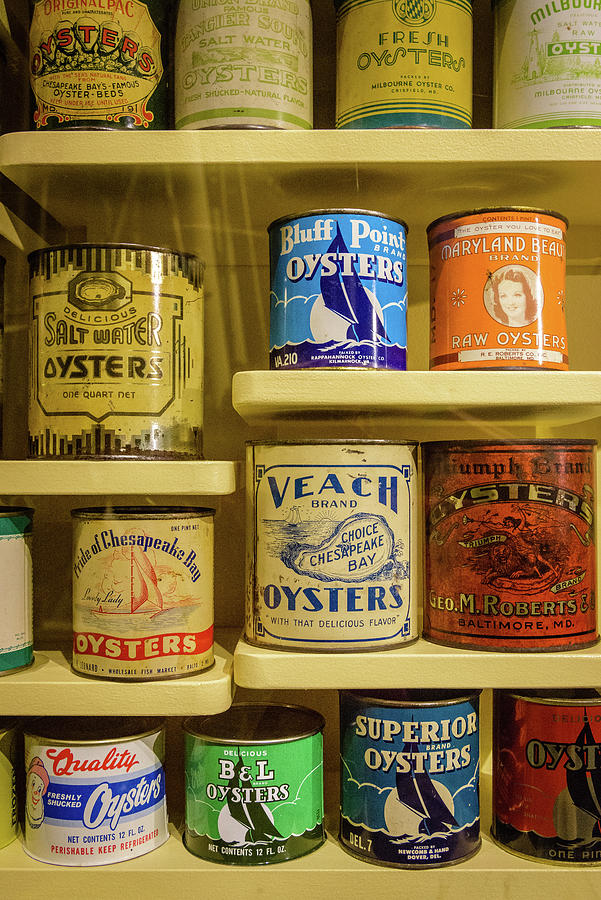 Oyster Cans, Chesapeake Bay Maritime Museum, St. Michaels, Maryland ...