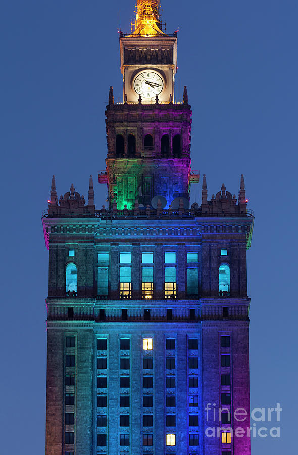 Palace Of Culture And Science, Warsaw, Poland Photograph