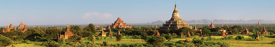 Panoramic View Of Ancient Temples In #3 Photograph by Hadynyah