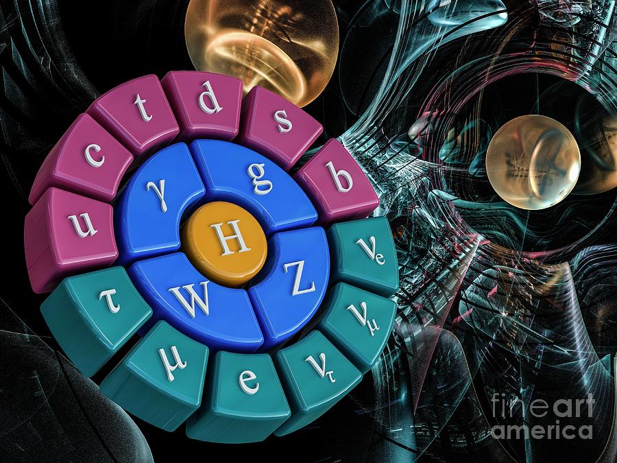 Particle Physics Standard Model #3 Photograph by Laguna Design/science Photo Library