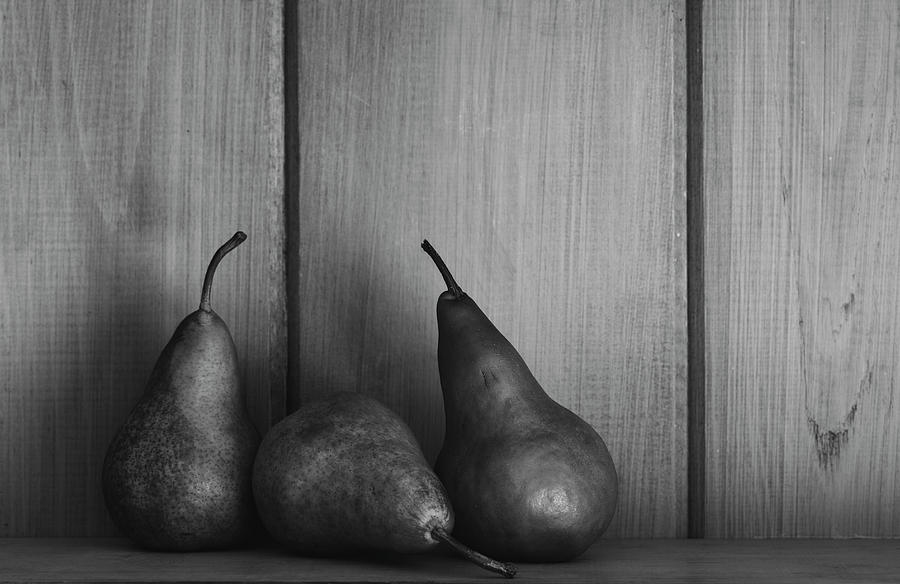 3 Pears Photograph by Andrew Pacheco