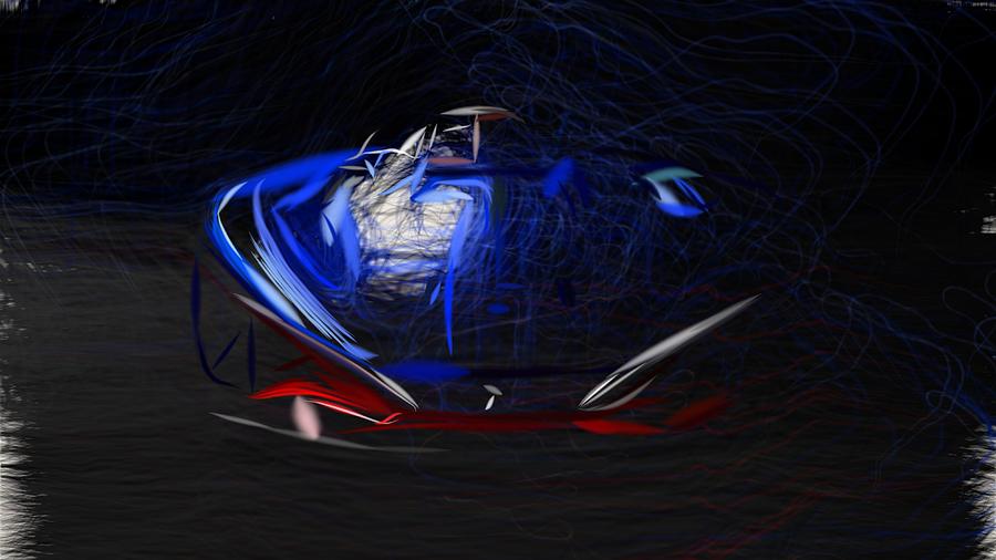 Peugeot L500 R HYbrid Draw #4 Digital Art by CarsToon Concept