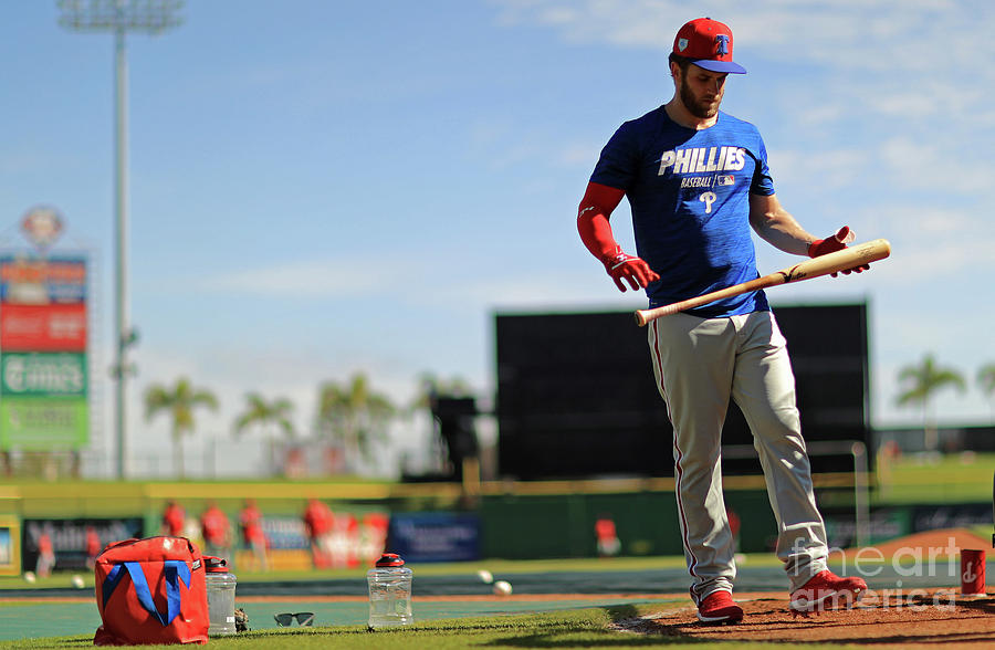 Philadelphia Phillies Bryce Harper Photograph by Mike Ehrmann Philadelphia Phillies Bryce Harper Photograph by Mike Ehrmann