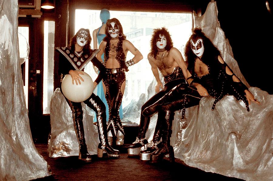 Photo Of Paul Stanley And Kiss And Ace #3 Photograph by Steve Morley