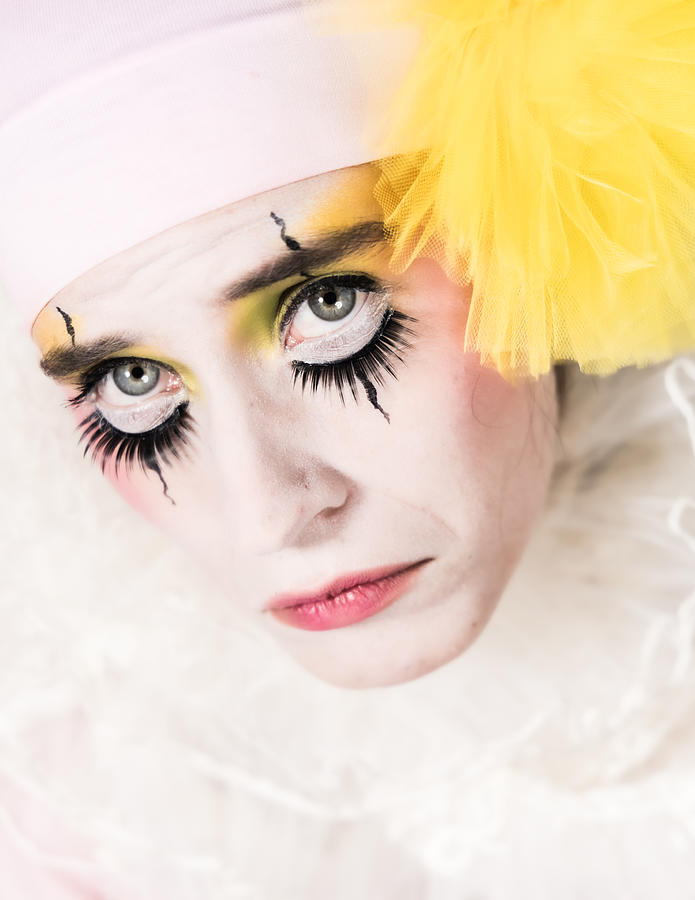 Pierrot The Clown #3 Photograph by Gila - Fine Art America