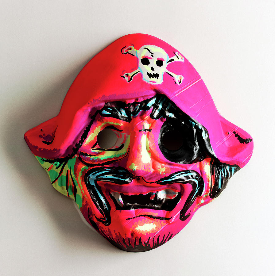 Halloween Drawing - Pirate Mask #3 by CSA Images