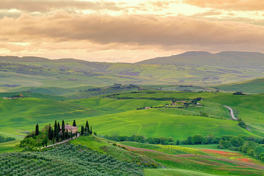 Podere Belvedere Near San Quirico D'orcia, Val D'orcia, Tuscany, Italy ...