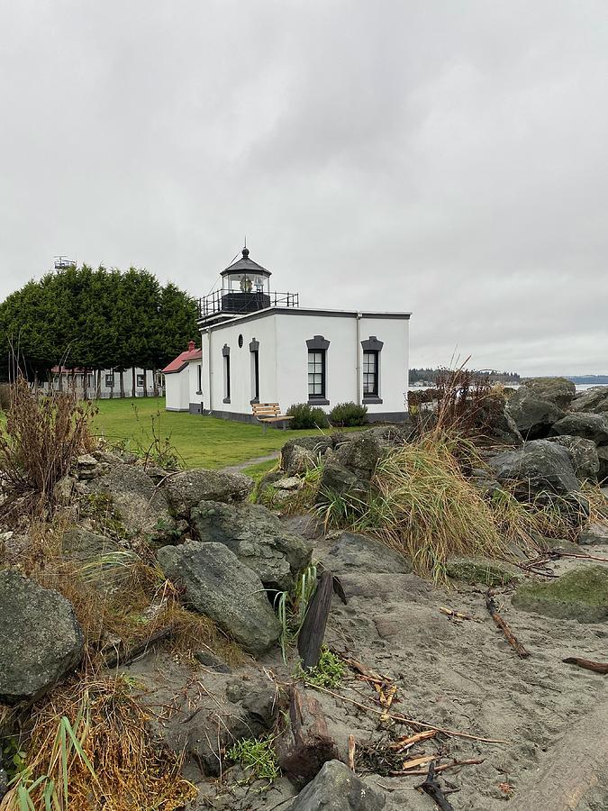 Point-No-Point Lighthouse #3 Photograph by Jerry Abbott