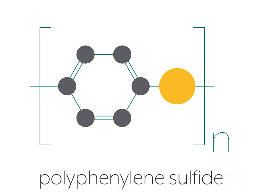 Polyphenylene Sulfide Polymer Chemical Structure Photograph By Molekuul ...