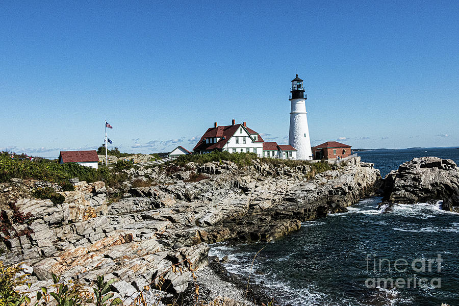 Portland Head Lighthouse, Cape Elizabeth,  Maine #4 Photograph by Thomas Marchessault