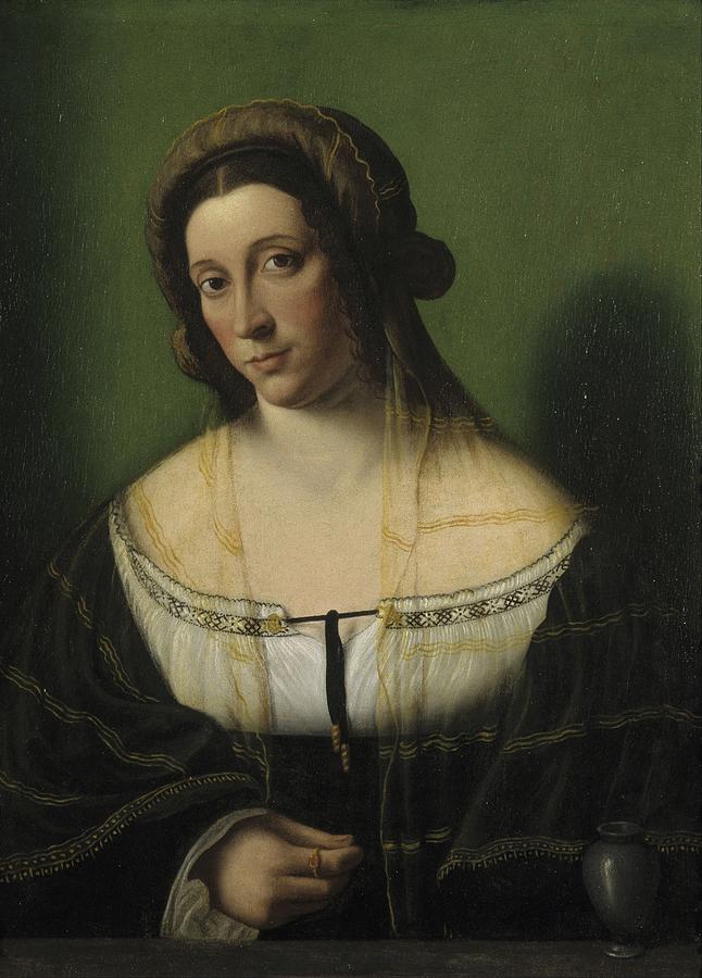 Portrait Of A Lady As Mary Magdalen Painting by Bartolomeo Veneto ...