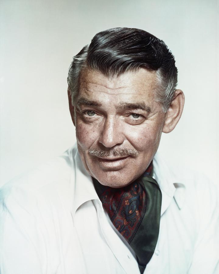 Portrait Of Smiling Clark Gable Photograph by Globe Photos - Fine Art ...