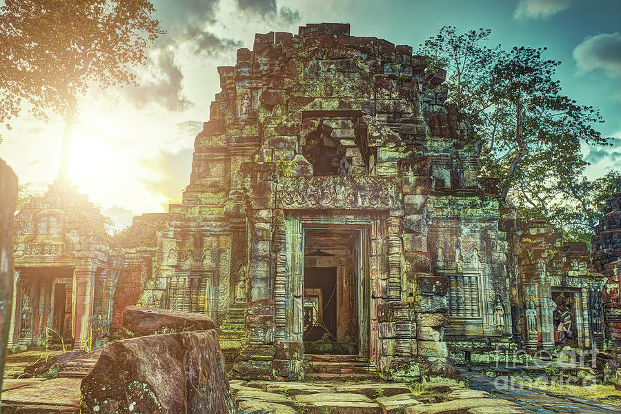 Preah khan temple angkor wat unesco world heritage site #3 Photograph by MotHaiBaPhoto Prints