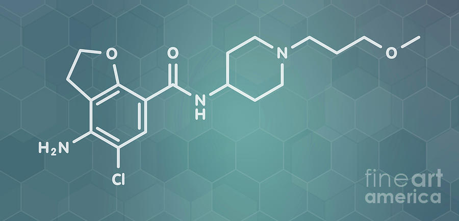 Prucalopride Chronic Constipation Drug Molecule #3 by Molekuul/science ...