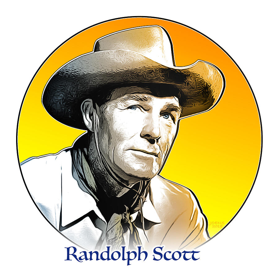 Randolph Scott #3 Digital Art by Greg Joens