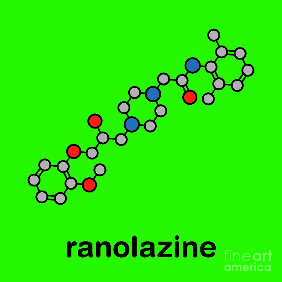 Ranolazine Antianginal Drug #3 Photograph by Molekuul/science Photo Library