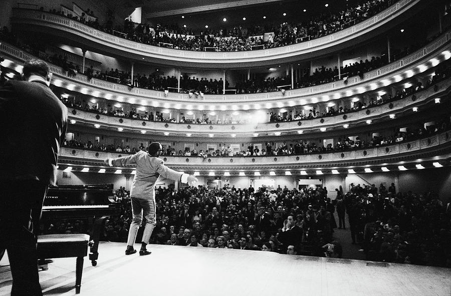 Ray Charles at Carnegie Hall #3 Photograph by Bill Ray