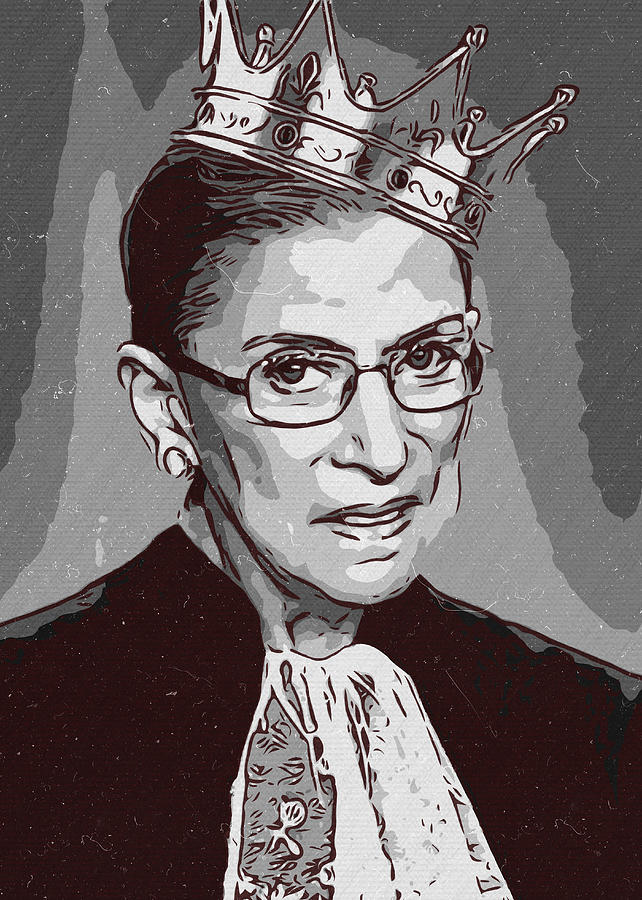 RBG Ruth Bader Ginsburg Artwork Painting By Taoteching C4Dart