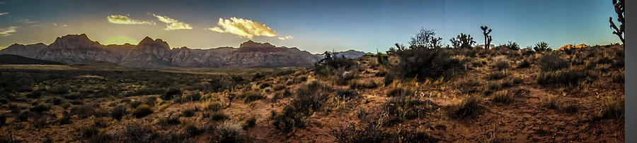 Red Rock Canyon Las Vegas Nevada At Sunset #3 Photograph by Alex Grichenko
