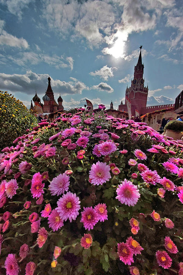 Moscow Digital Art - Red Square. Moscow Autumn.  #3 by Andy i Za