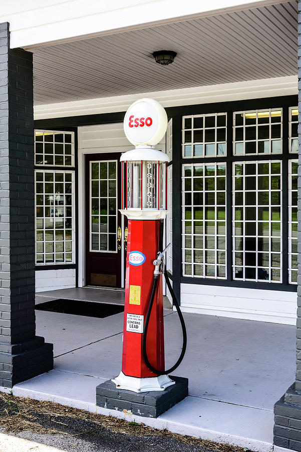 Restored Gas Station, King William Road, King William, Virginia