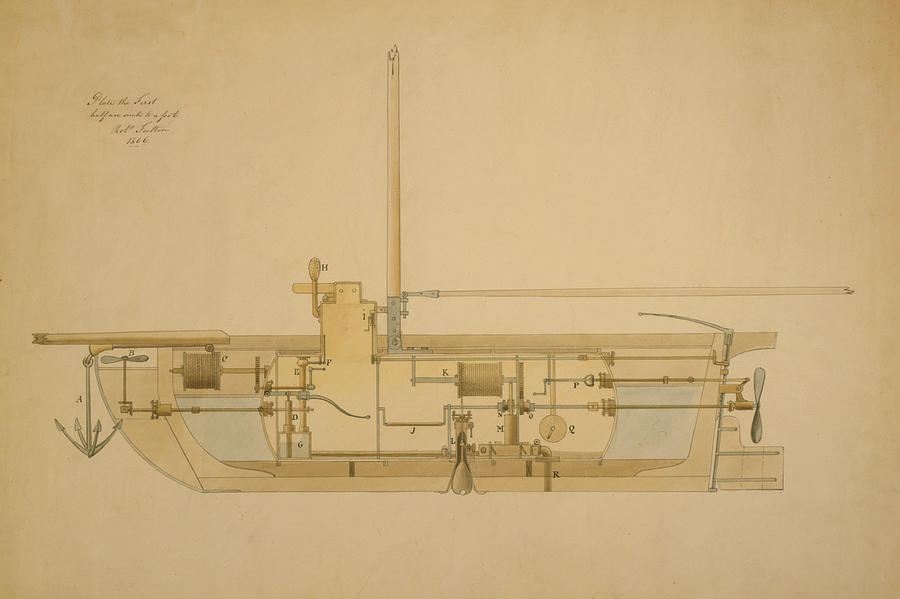 Robert Fulton, Submarine Design, 1806 #3 Photograph by Science Source