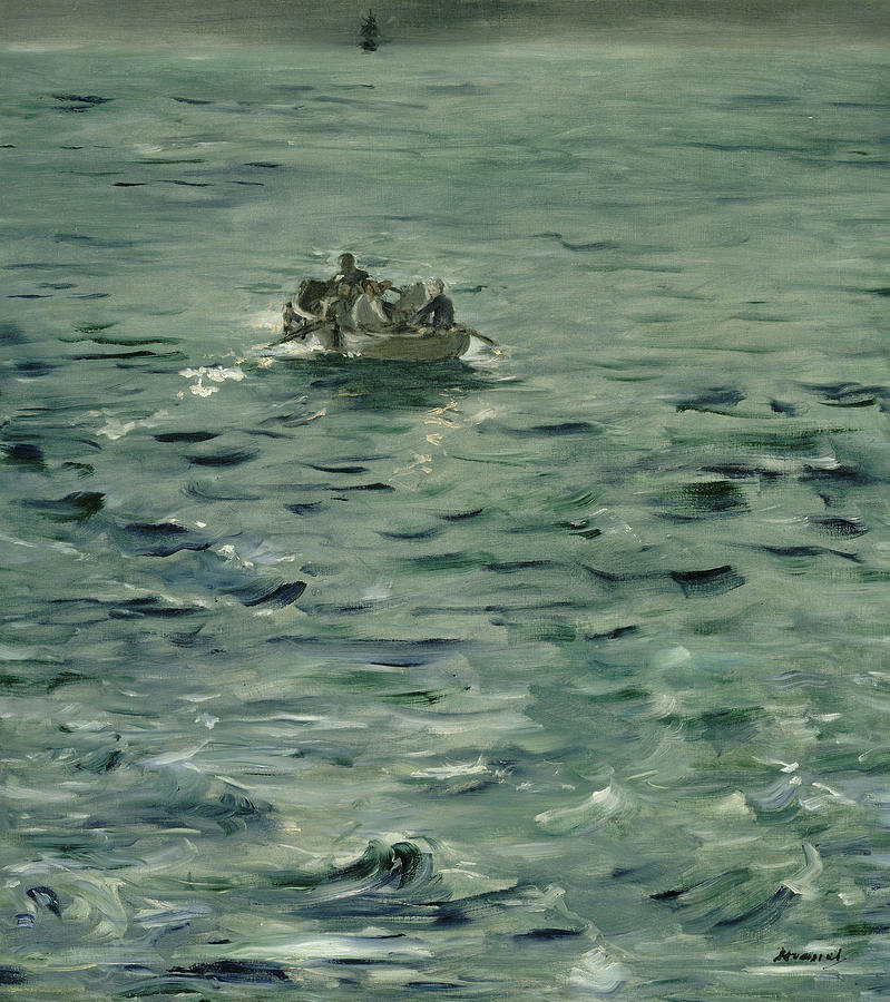 Edouard Manet Painting - Rocheforts Escape #3 by Edouard Manet