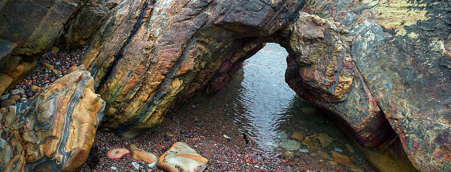 Rock Formations On The Coast, Point #3 Photograph by Panoramic Images