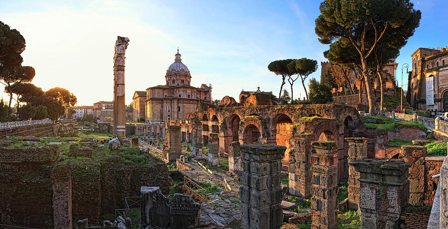 Roman Forum, Rome, Italy #3 Digital Art by Maurizio Rellini