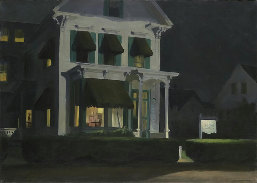 Rooms For Tourists Painting by Edward Hopper