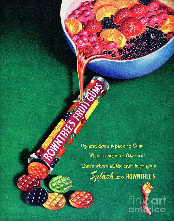 Rowntrees Fruit Gums #3 Photograph by Picture Post