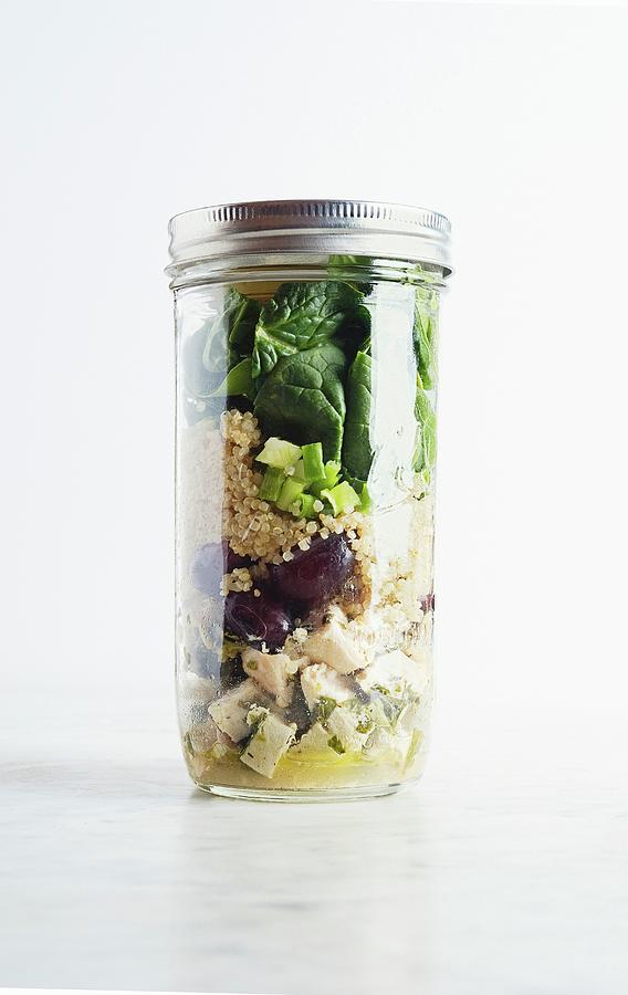 Salad In A Jar #3 Photograph by Fred + Elliott  Photography