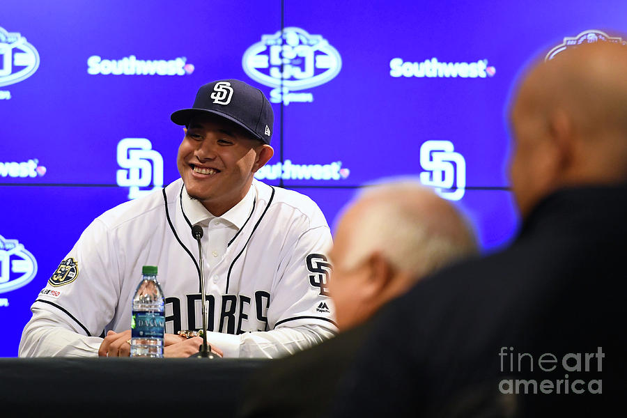 San Diego Padres Introduce Manny Machado 3 Photograph by Jennifer Stewart San Diego Padres Introduce Manny Machado 3 Photograph by Jennifer Stewart
