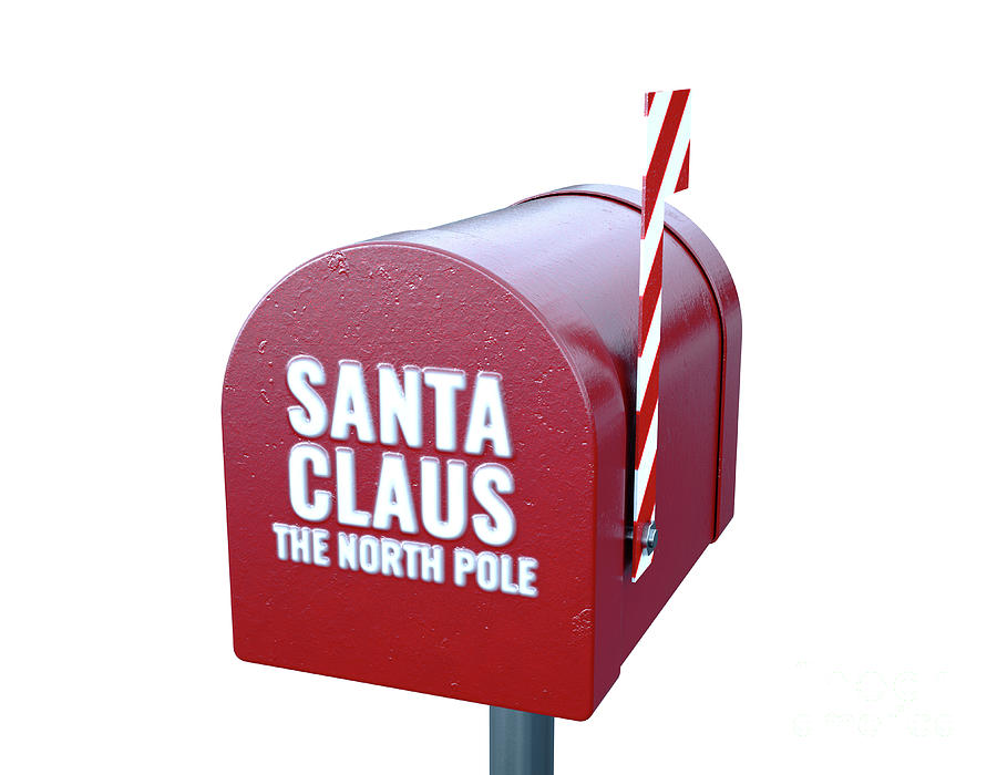 Santa Mailbox Digital Art