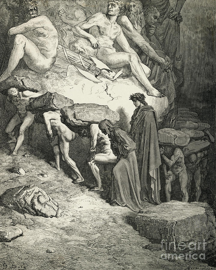 Scene From Dantes Inferno #3 by Bettmann