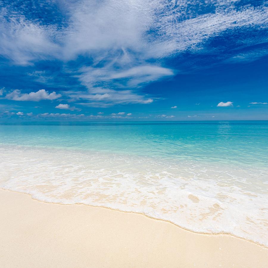 Paradise Photograph - Sea Sand Sky Concept. Tropical Island #3 by Levente Bodo