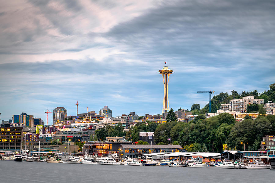 Seattle Photograph - Seattle, Washington, Usa Skyline #3 by Sean Pavone