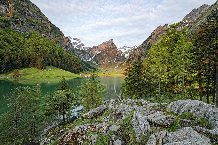 Mountain Photograph - Seealpsee - Switzerland #3 by Joana Kruse