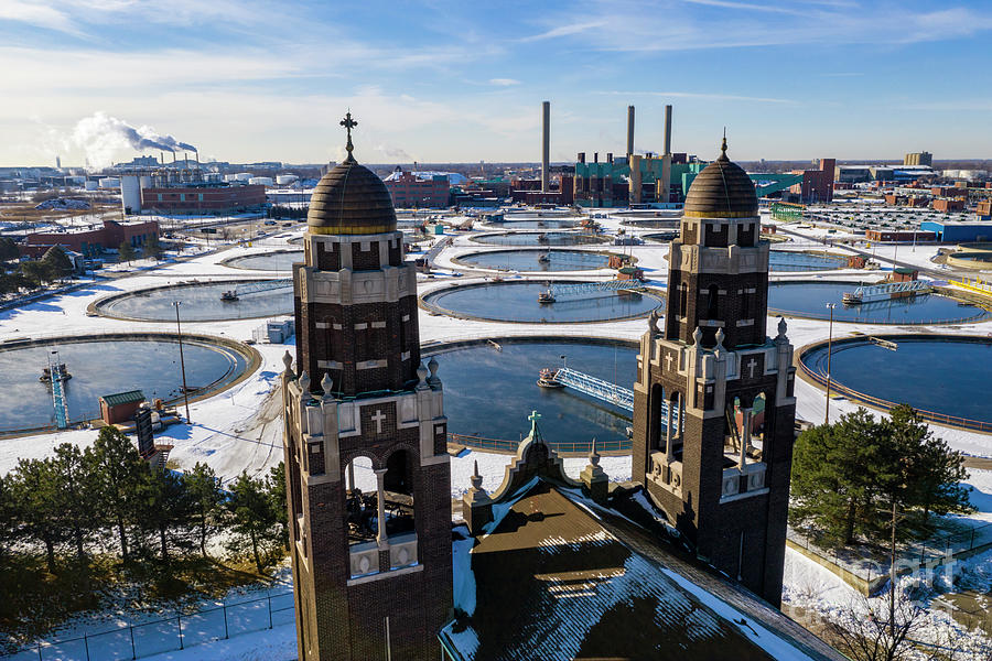 Sewage Treatment Plant Photograph by Jim West/science Photo Library | Fine Art America