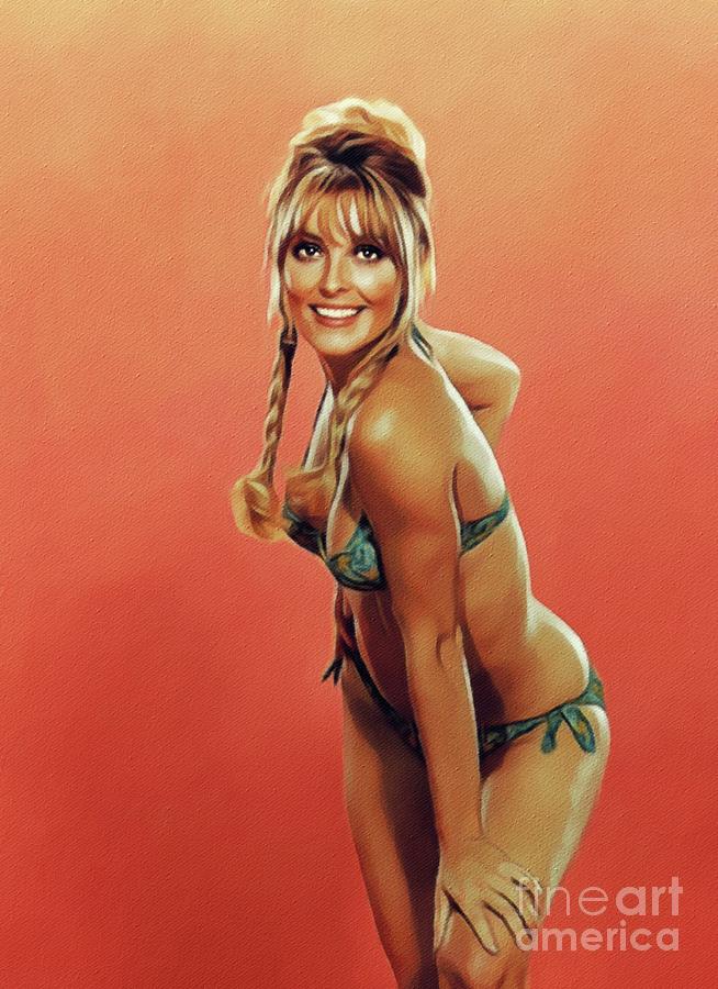 Sharon Tate, Vintage Actress Painting by Esoterica Art Agenc