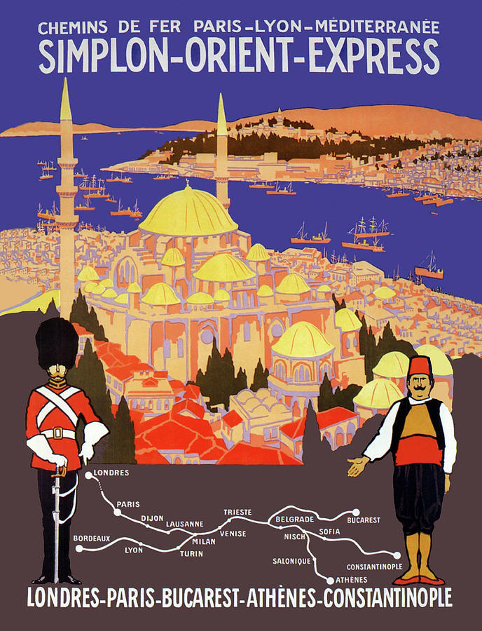 Turkey Digital Art - Simplon Orient Express #3 by Long Shot