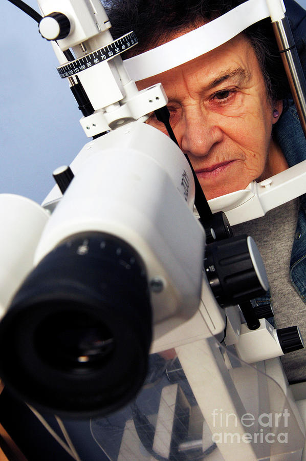 Slit Lamp Eye Examination #3 Photograph by Medicimage / Science Photo Library