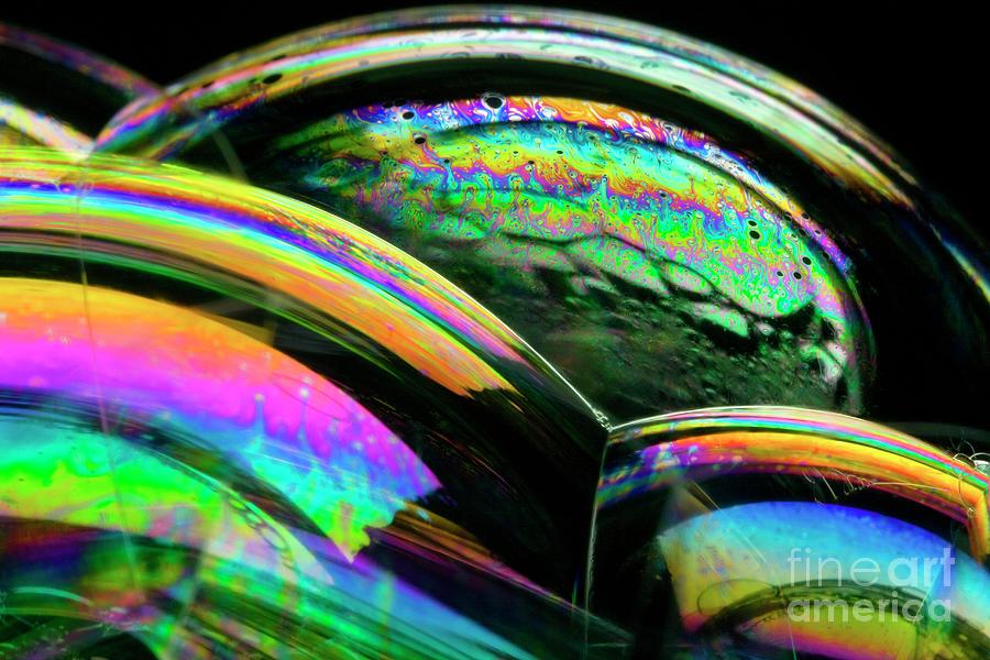 Soap Bubble Iridescence #3 Photograph by Dr Keith Wheeler/science Photo Library
